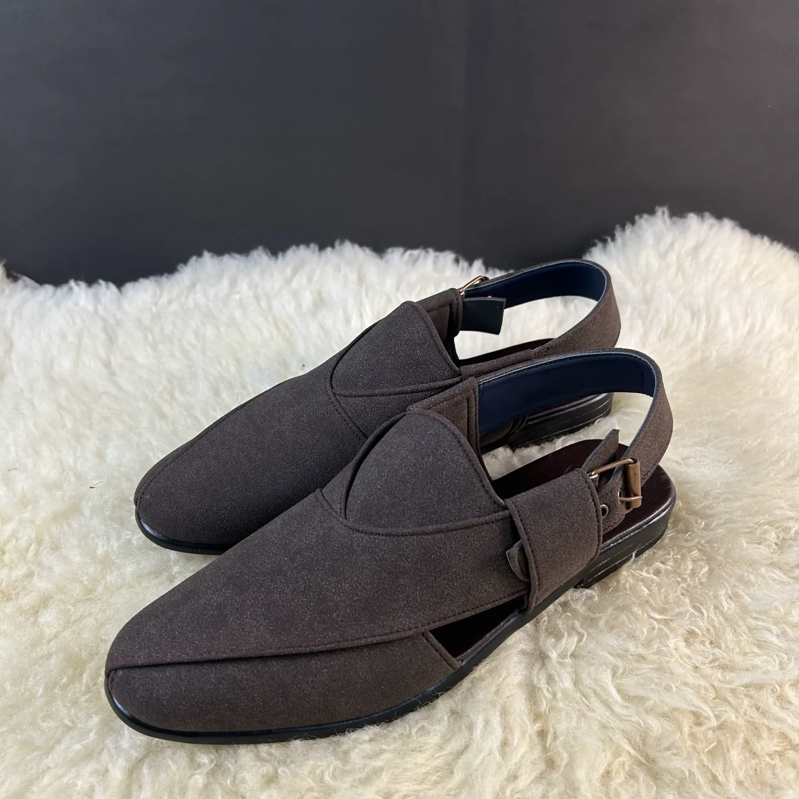 Suede Kheri (Charcoal Brown) - Image 3