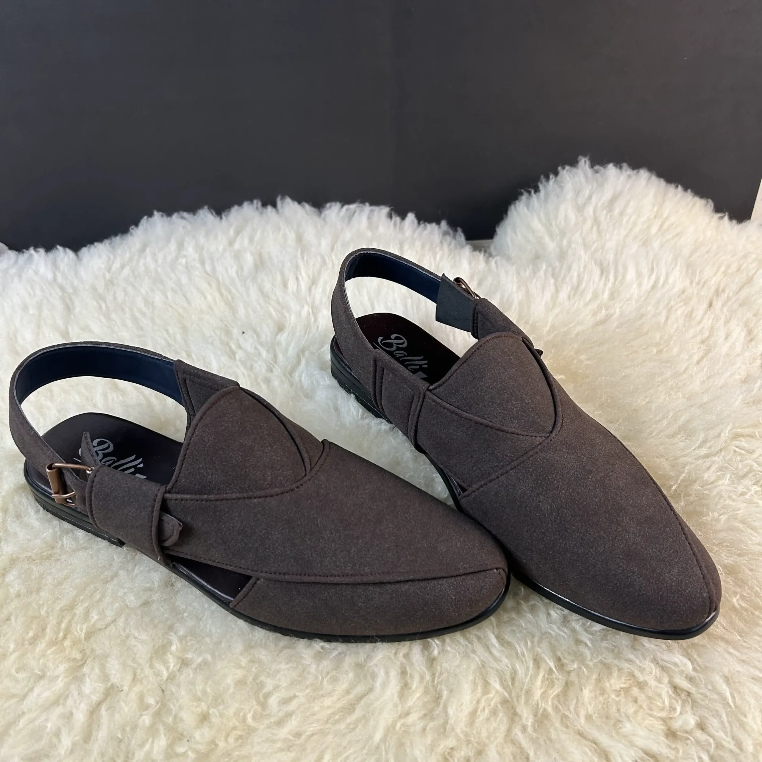Suede Kheri (Charcoal Brown) - Image 2