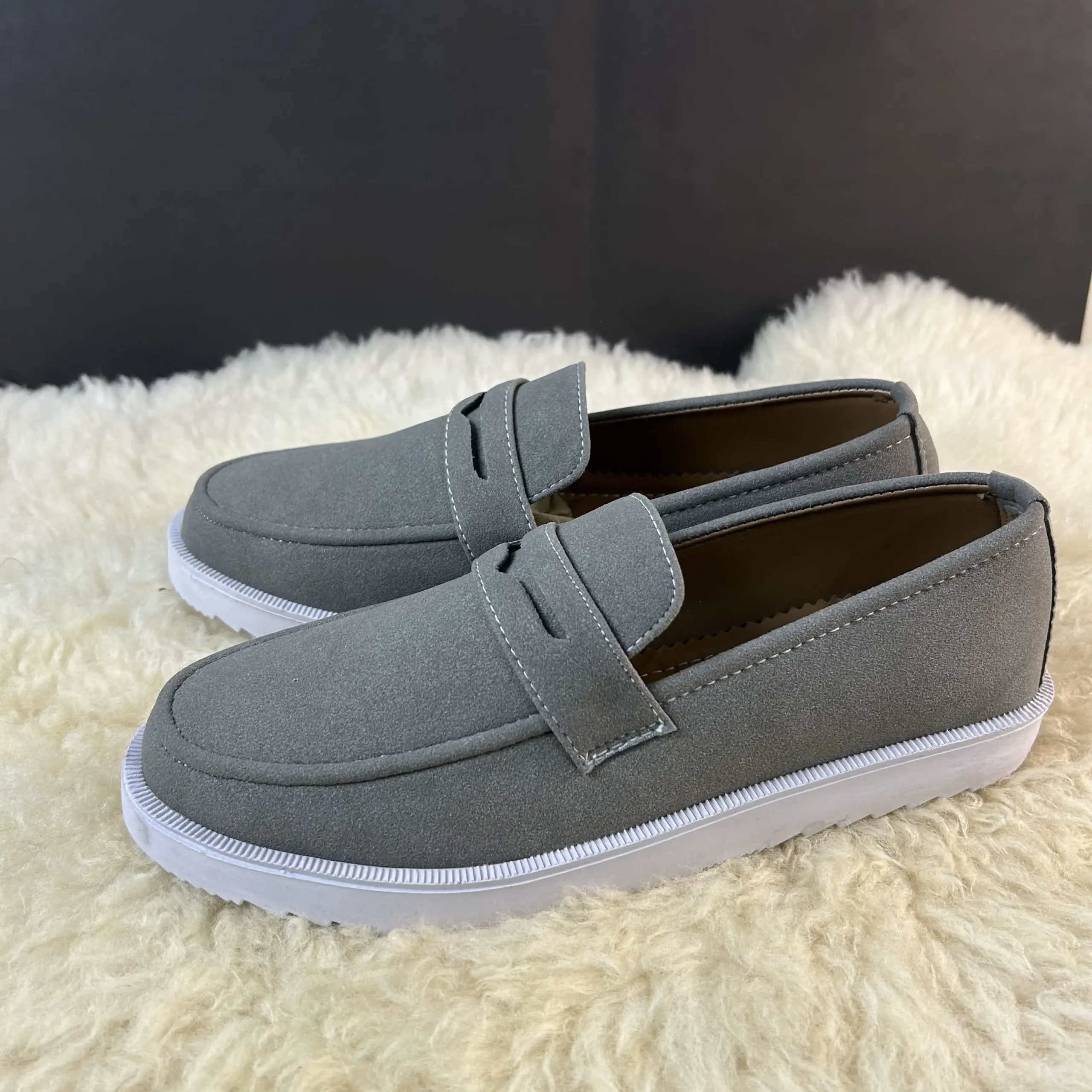 Suede Shoes (Grey) - Image 2