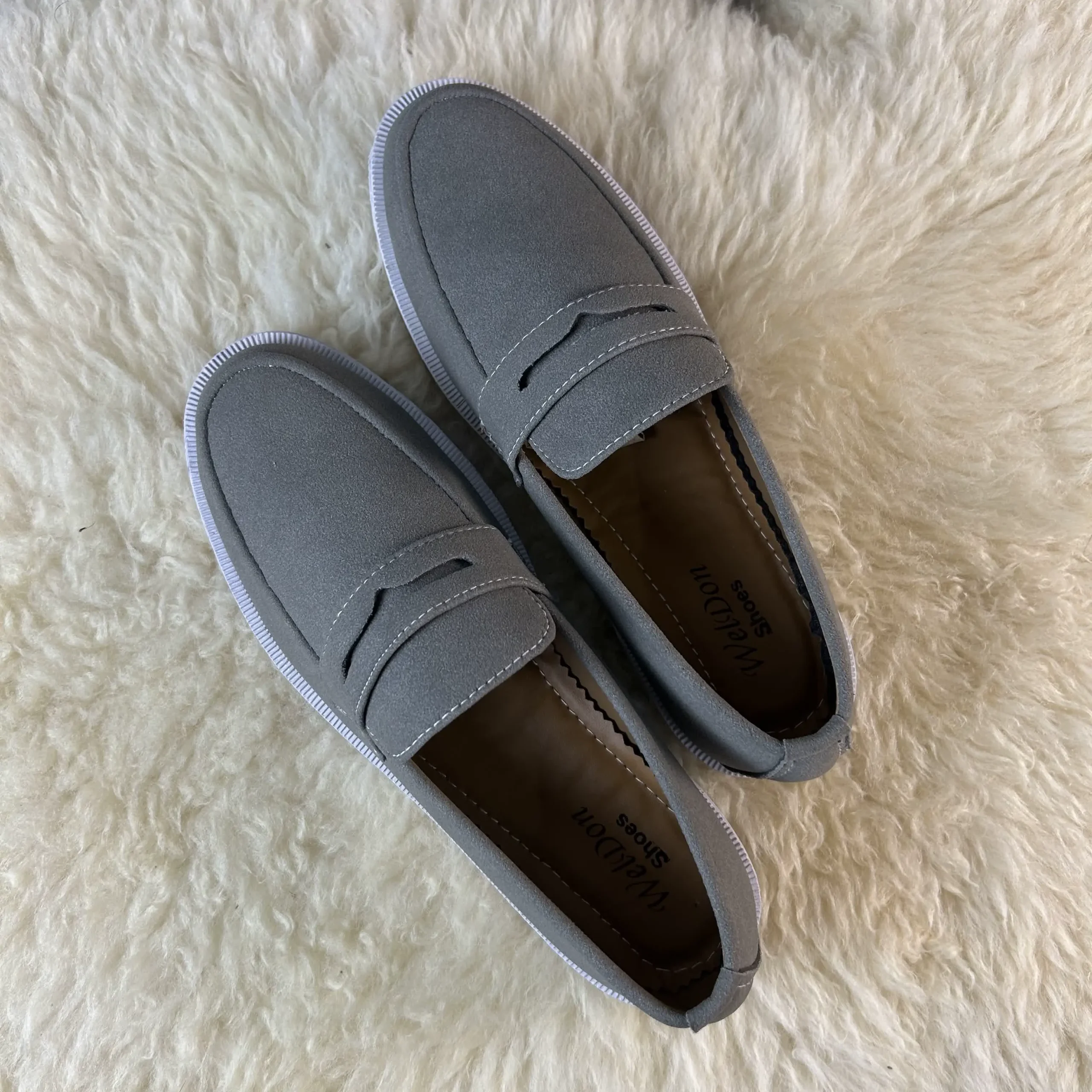 Suede Shoes (Grey) - Image 3