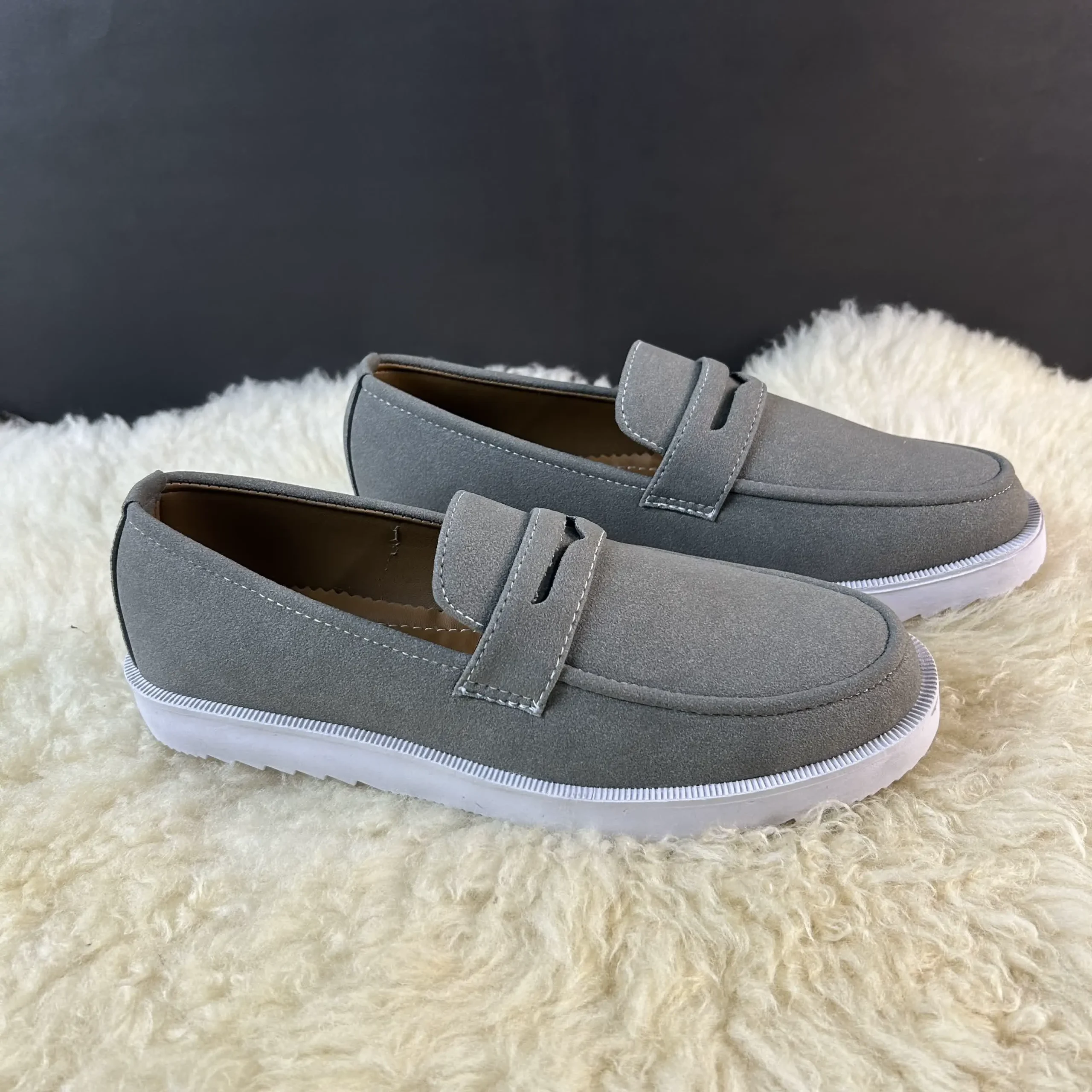 Suede Shoes (Grey) - Image 4