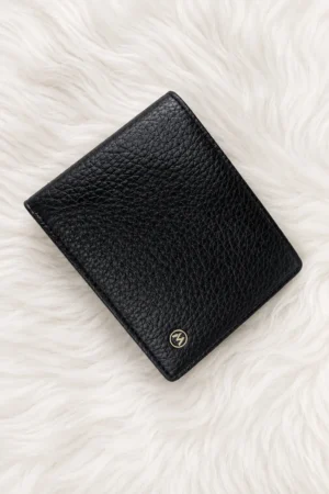 Black Leather RFID Wallet